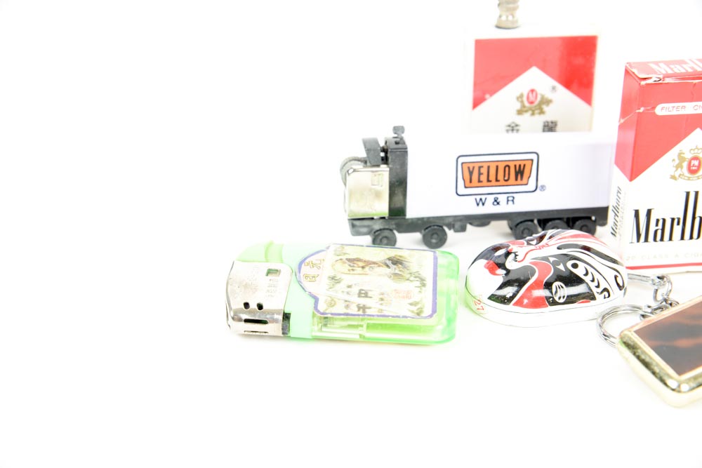 Collection of Vintage Cigarette Lighters