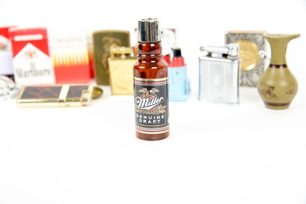 Collection of Vintage Cigarette Lighters