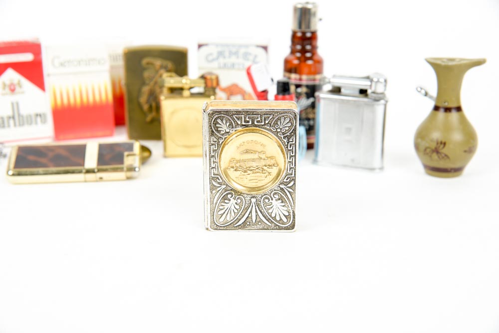 Collection of Vintage Cigarette Lighters