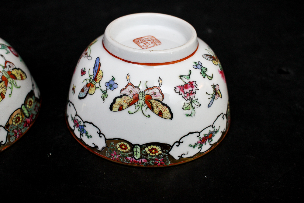 Vintage Chinese Porcelain Bowls