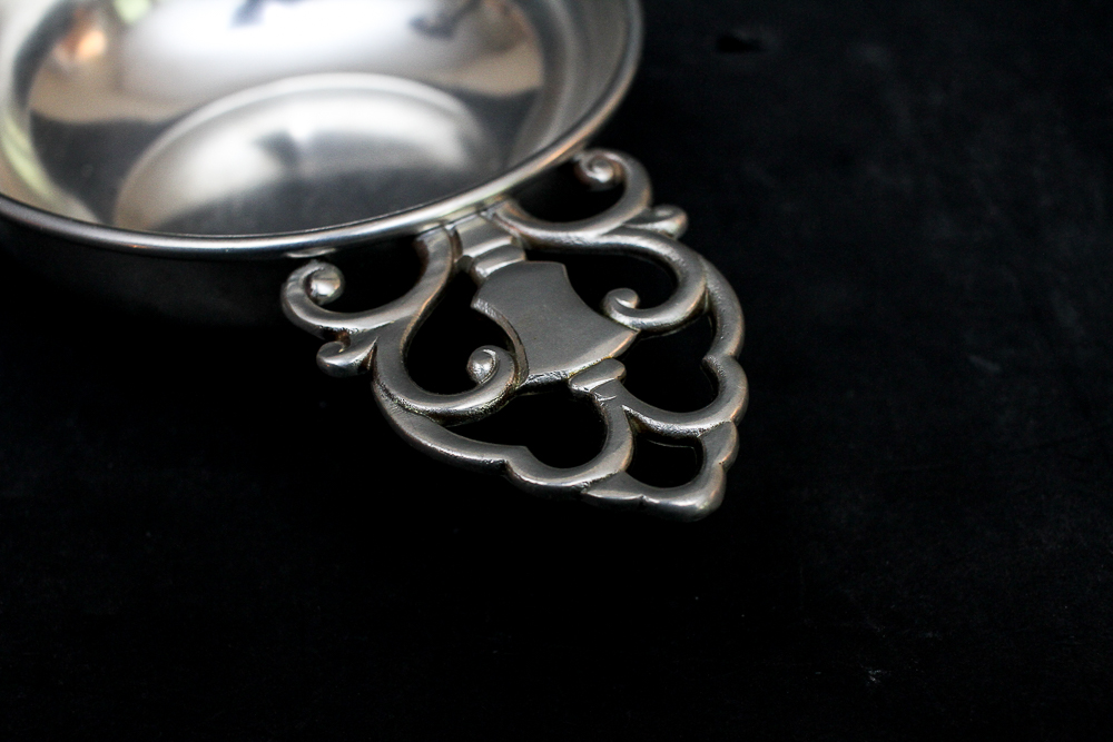 Royal Holland Pewter Porringer Bowl and Candlestick