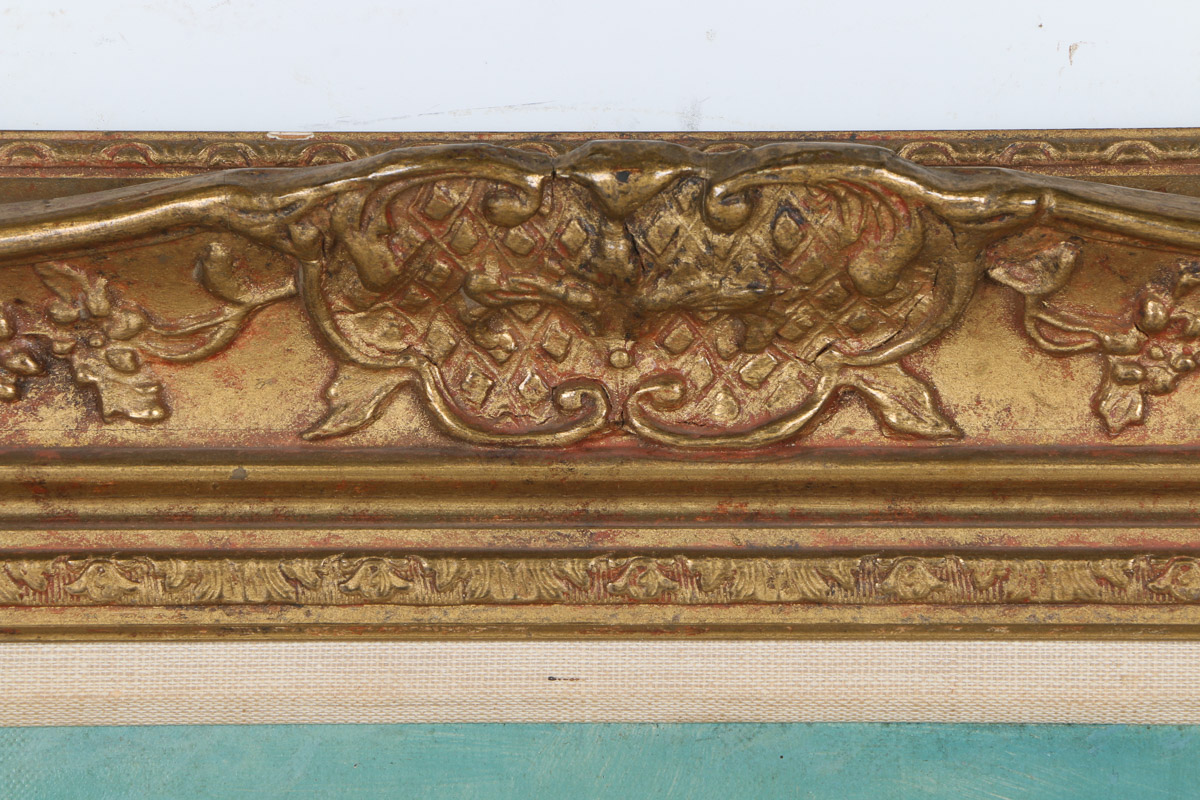 1894 George Harris Oil Painting on Canvas "The Mill"