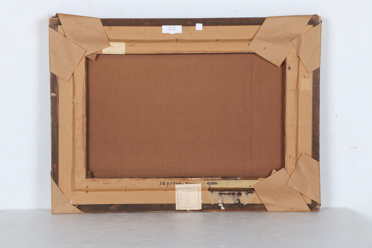 1894 George Harris Oil Painting on Canvas "The Mill"