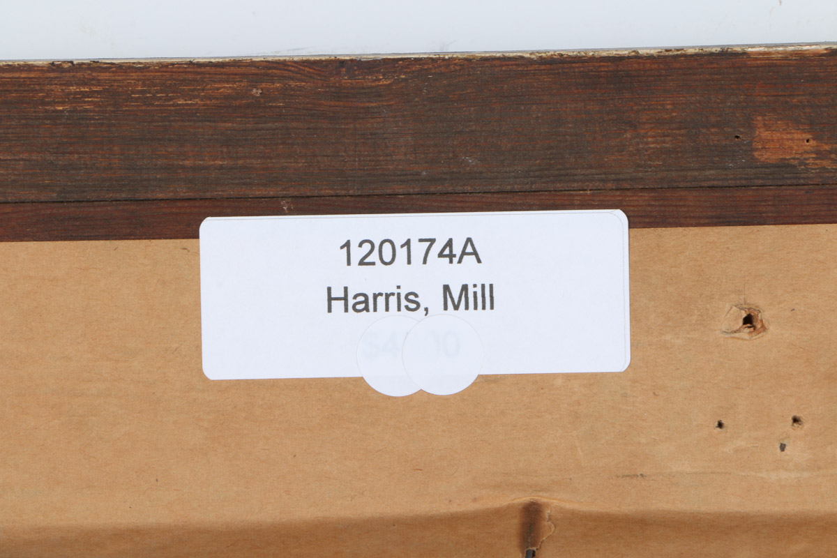 1894 George Harris Oil Painting on Canvas "The Mill"