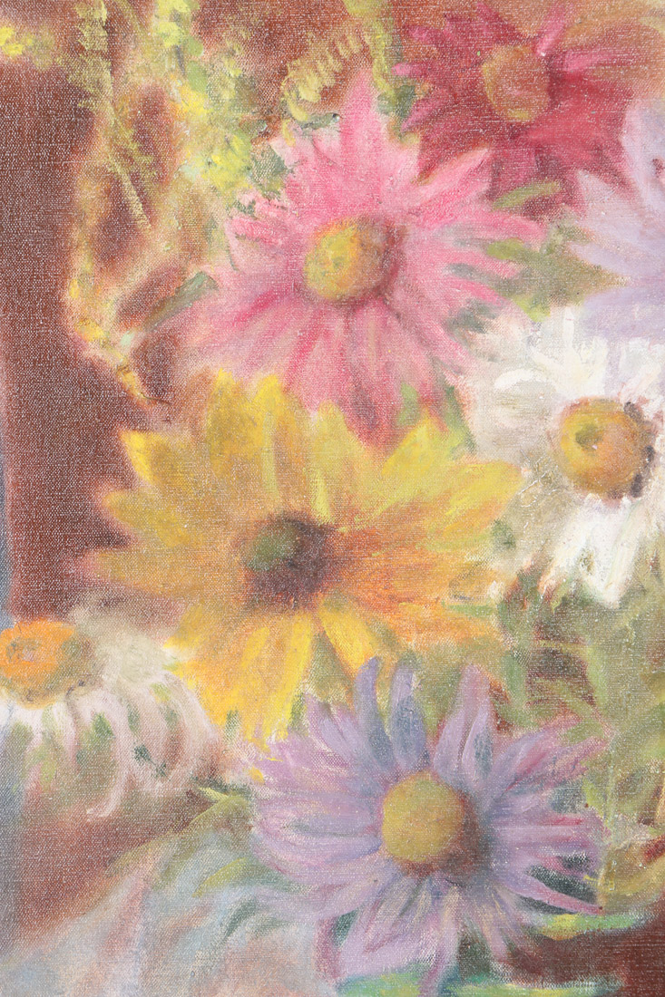 Nelly Holló Oil Painting on Canvas "Still Life"