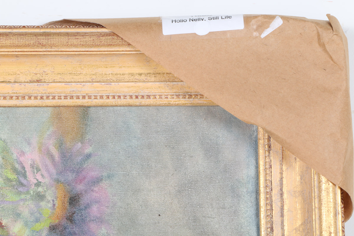 Nelly Holló Oil Painting on Canvas "Still Life"