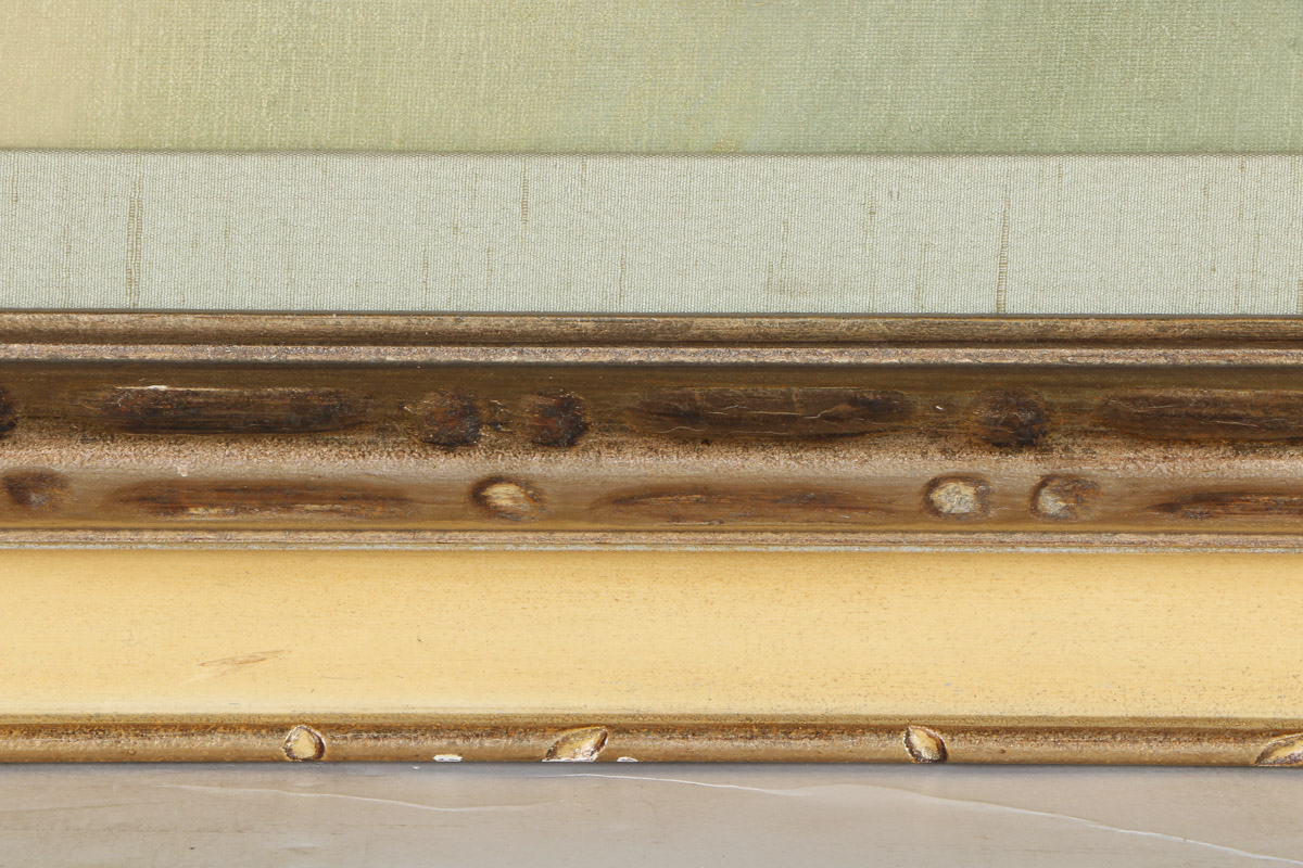 Pat Zenda Oil Painting on Canvas of a Girl with a Balloon