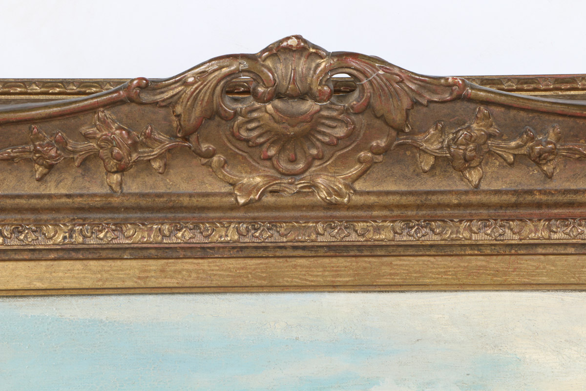 John Horace Hooper Oil Painting on Canvas "Figure in Landscape"