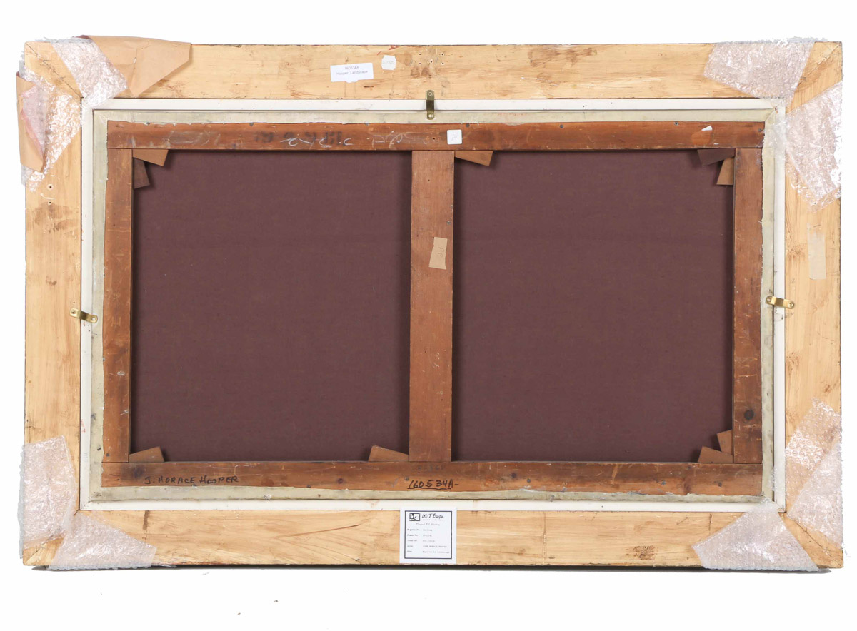 John Horace Hooper Oil Painting on Canvas "Figure in Landscape"