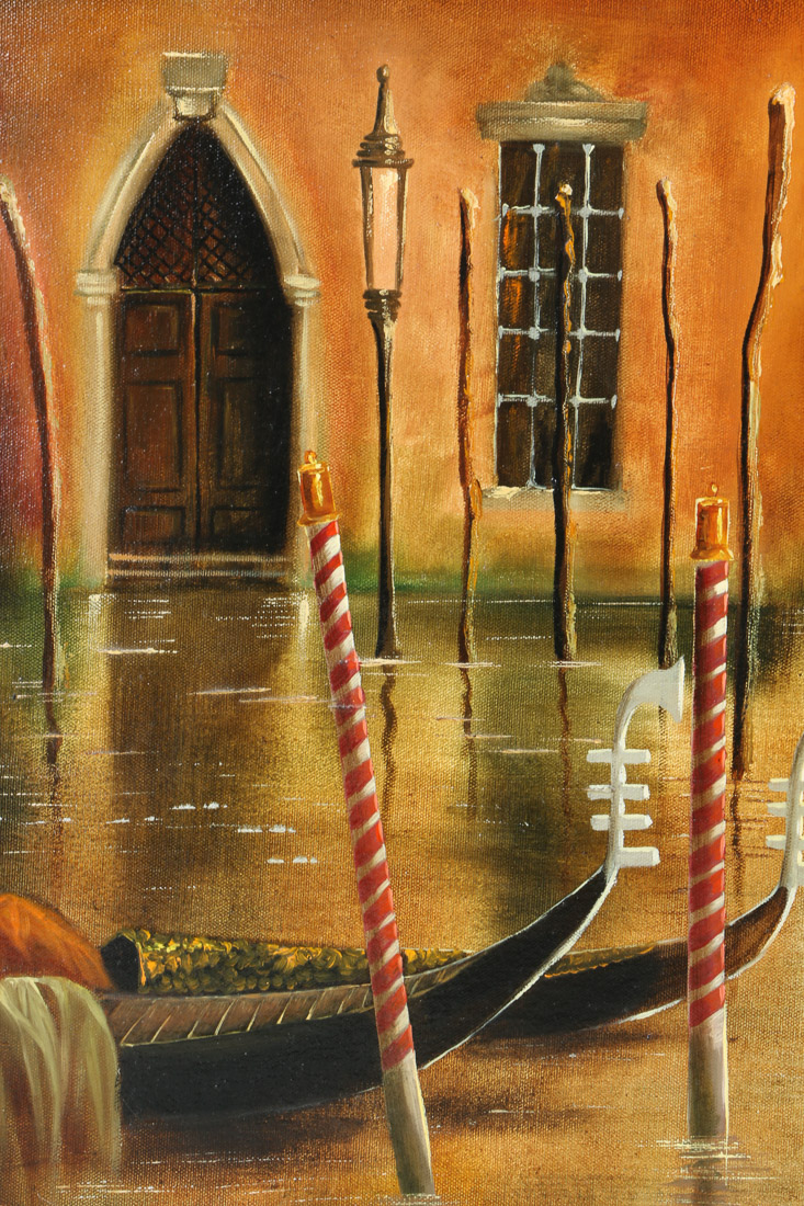 Alba Azarin Oil on Canvas "Venice"