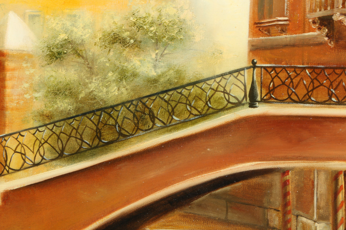 Alba Azarin Oil on Canvas "Venice"