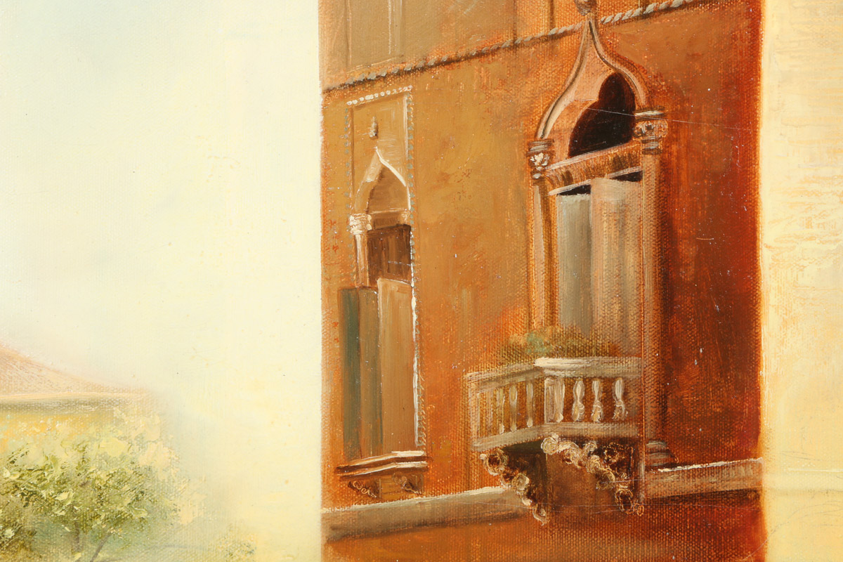 Alba Azarin Oil on Canvas "Venice"