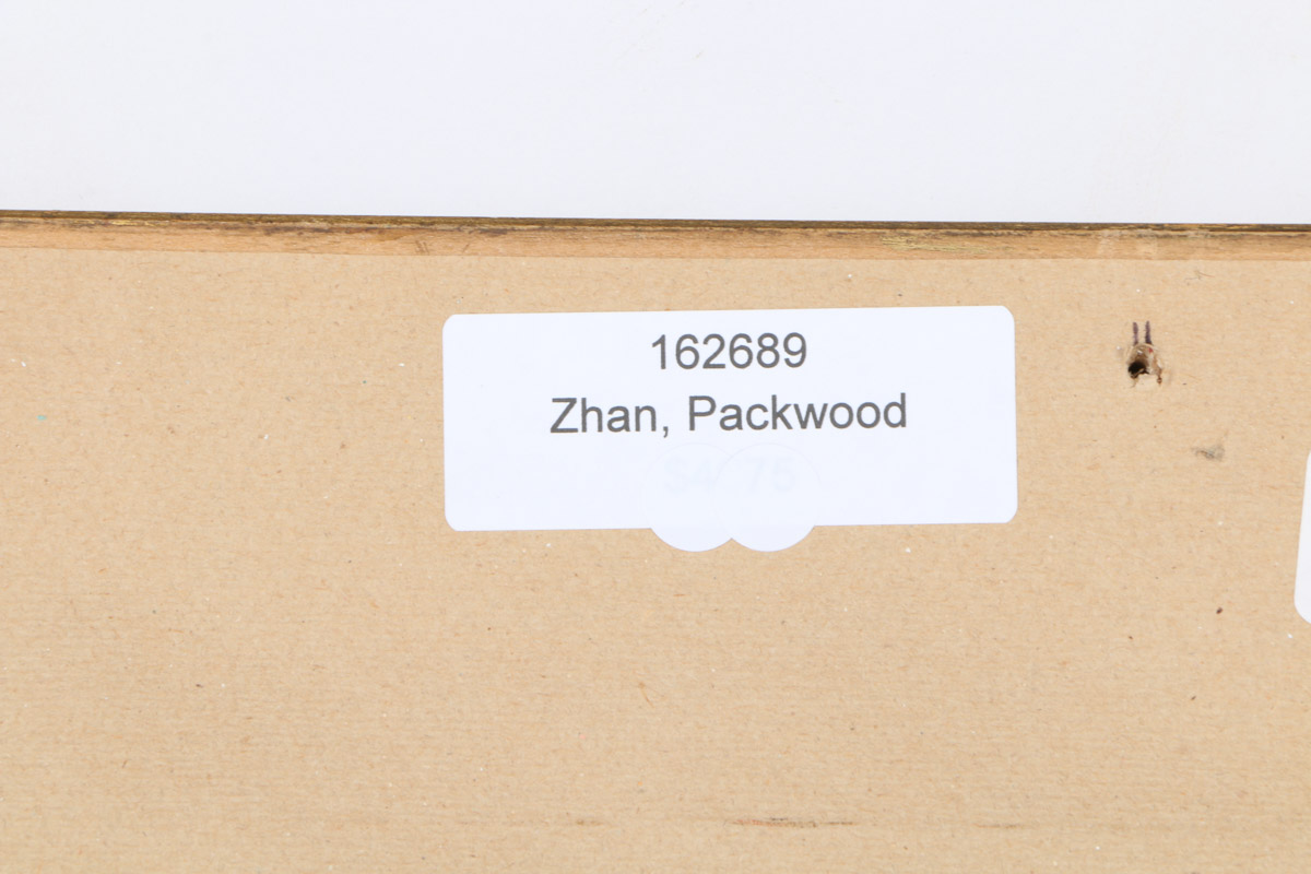 Charles Zhan Oil on Canvas "Woodland Walk"