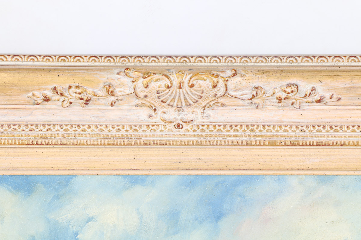 Ladislao Plasencki Oil Painting on Canvas "Garden"