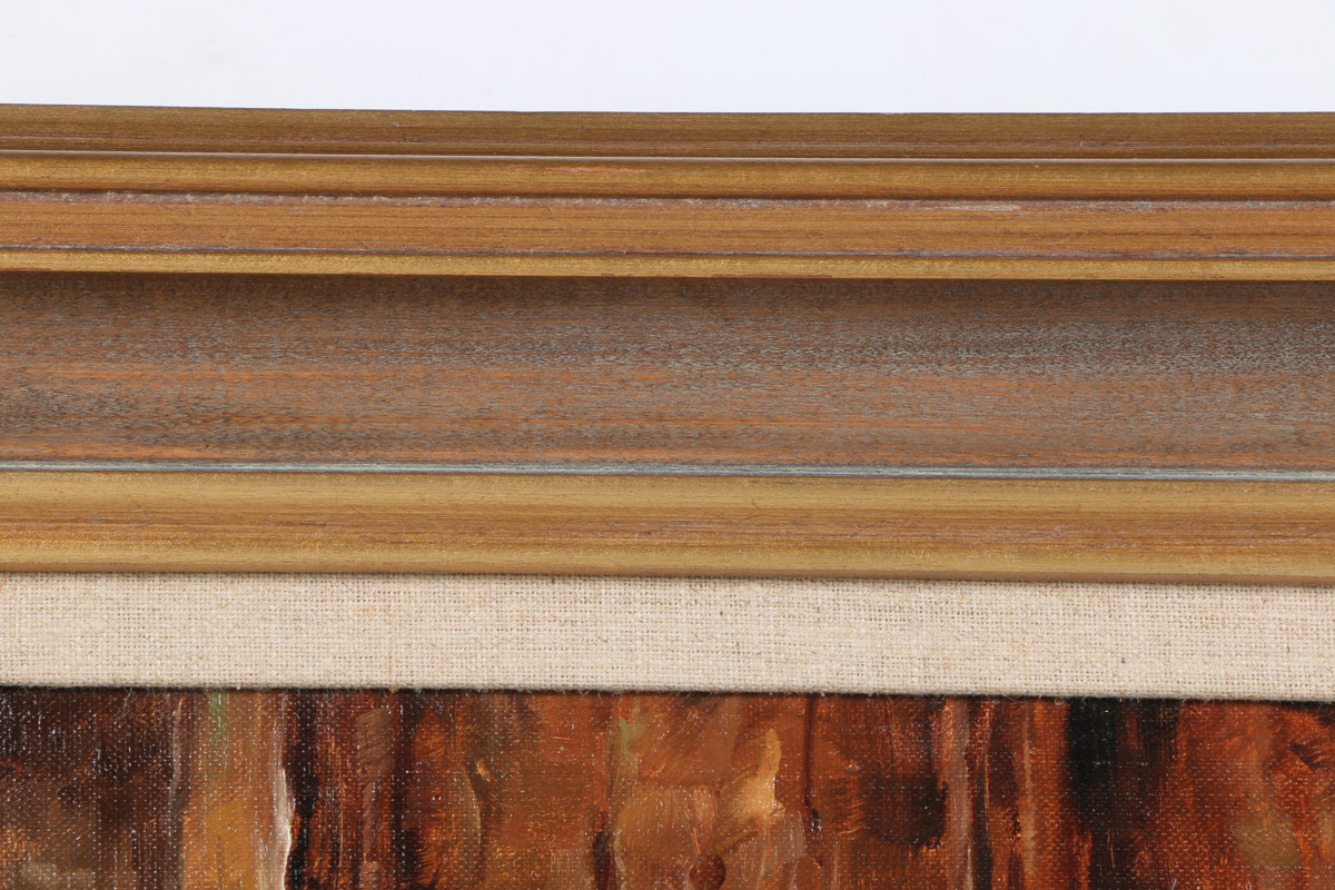 Cornett Oil on Canvas "Tuba Player"