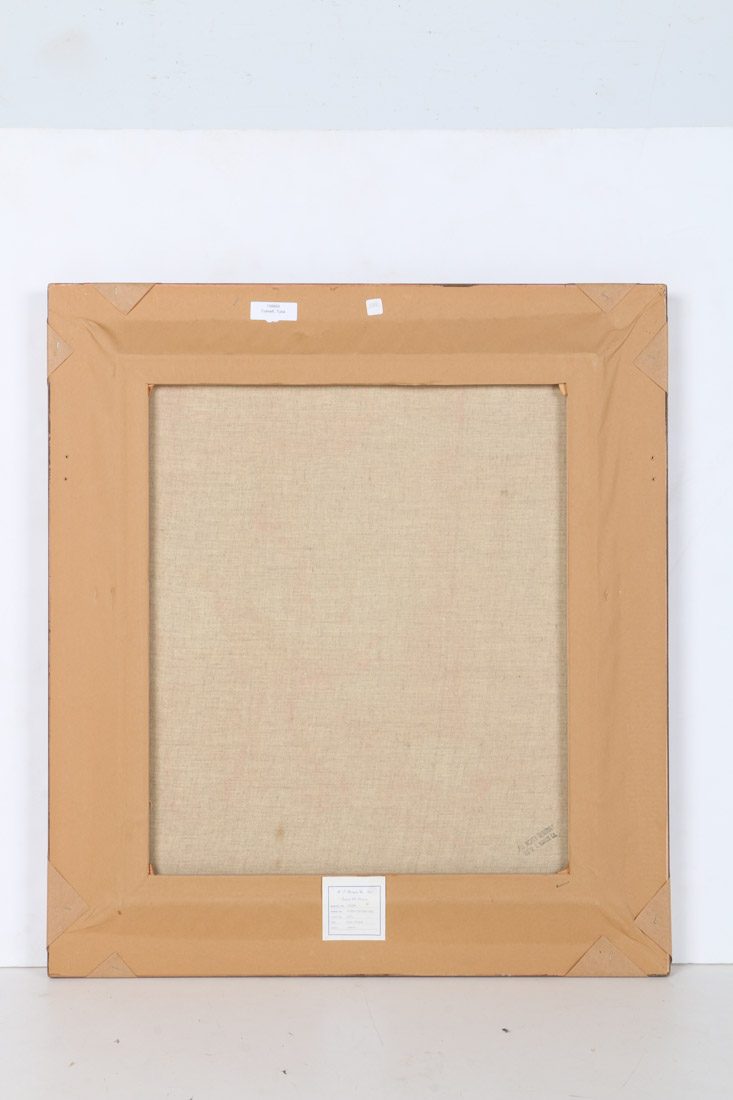 Cornett Oil on Canvas "Tuba Player"