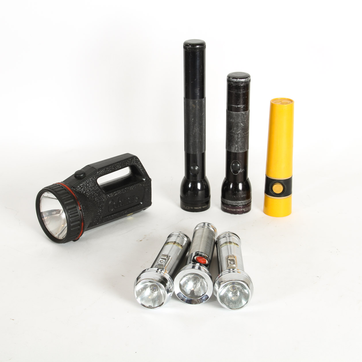 Collection of Flashlights Featuring Mag-Lite