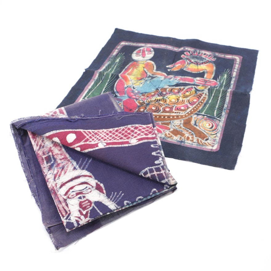 Batik Textile Scarfs