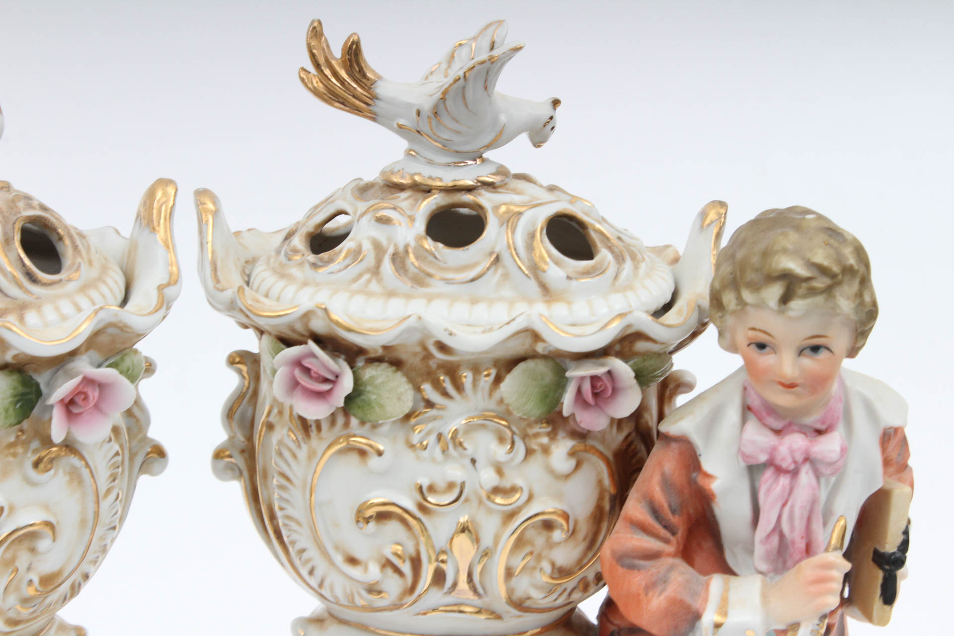 Vintage Porcelain Lighting and Decor