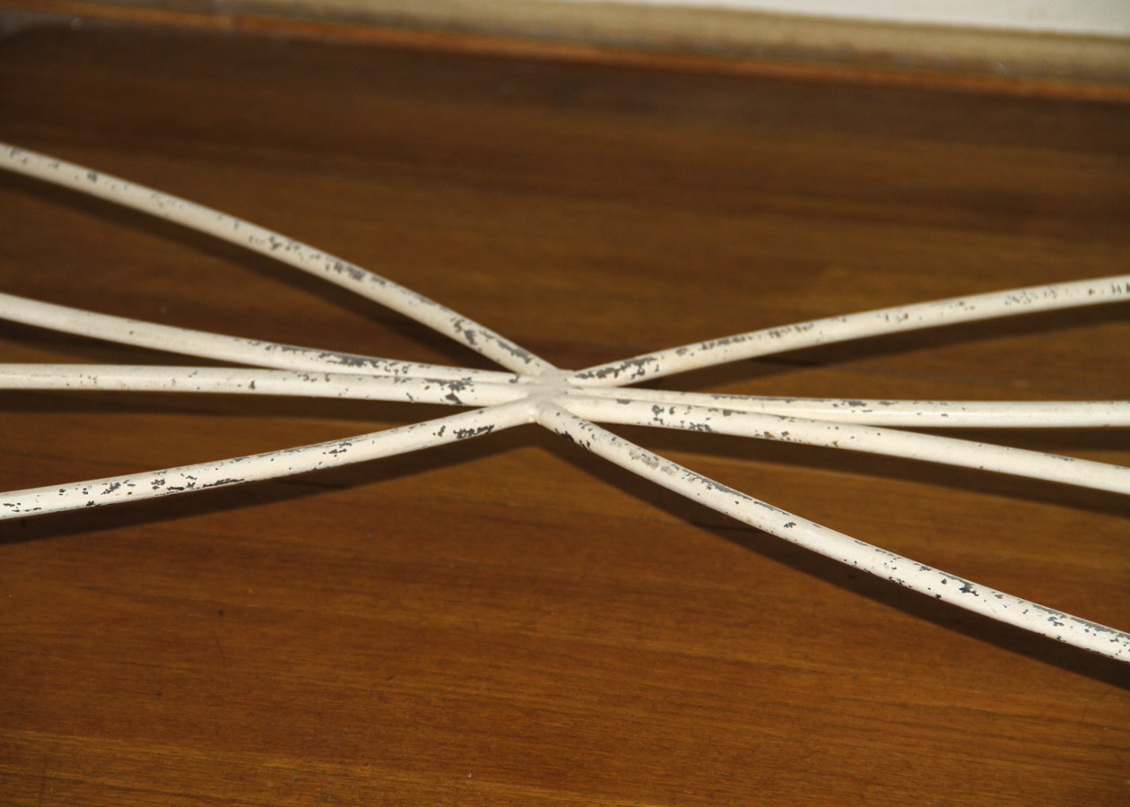 Vintage Glass Top Coffee Table