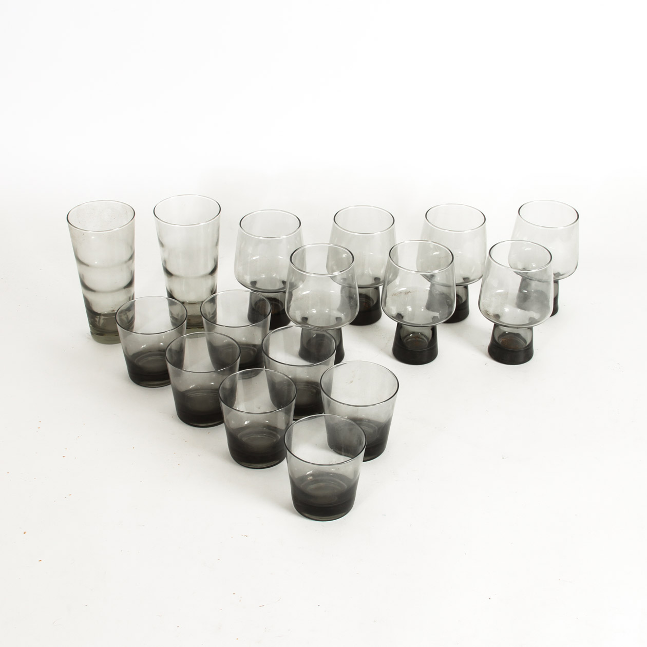 Mid Century Modern Glassware Set