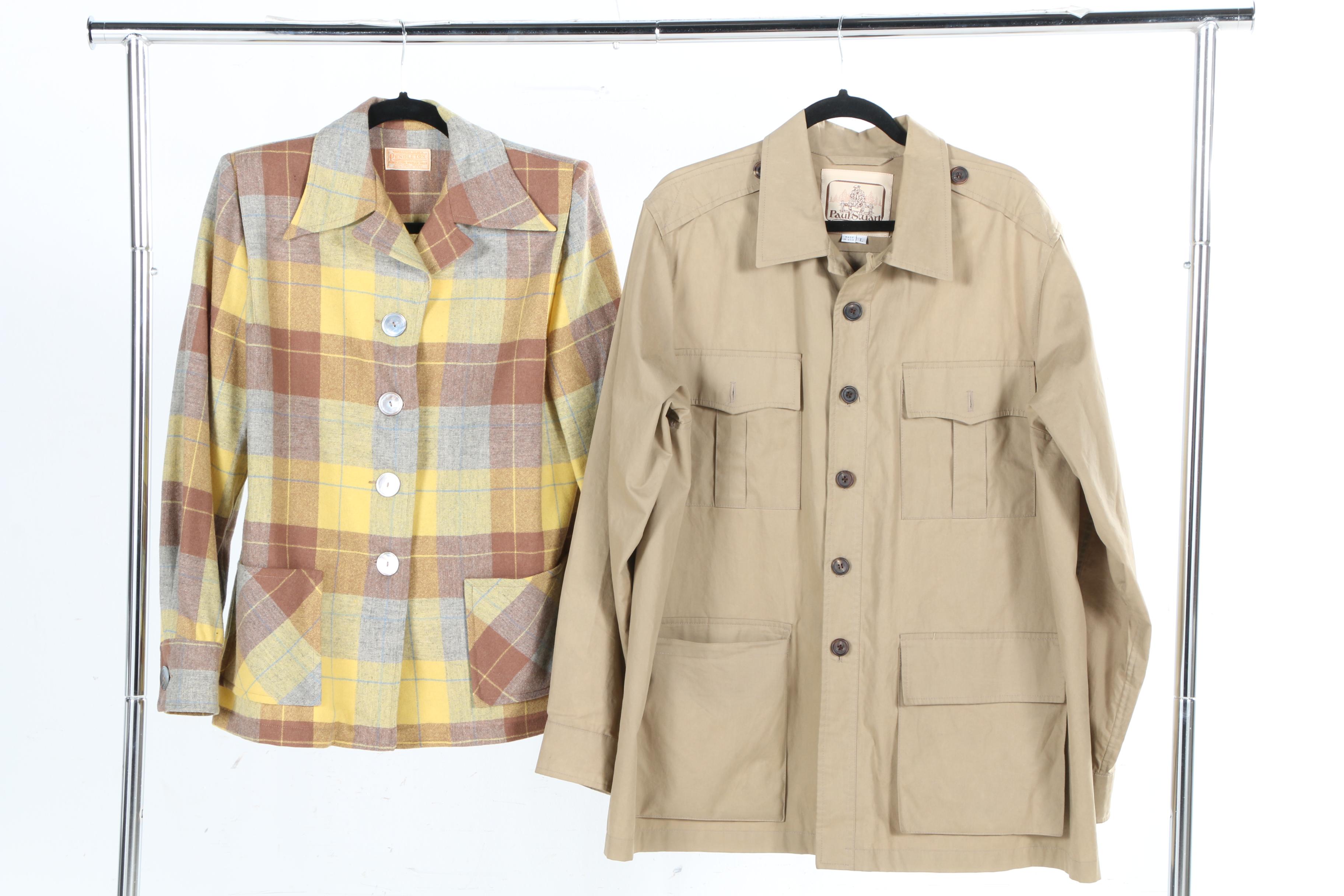 Pendleton Wool Blazer and Paul Stuart Jacket