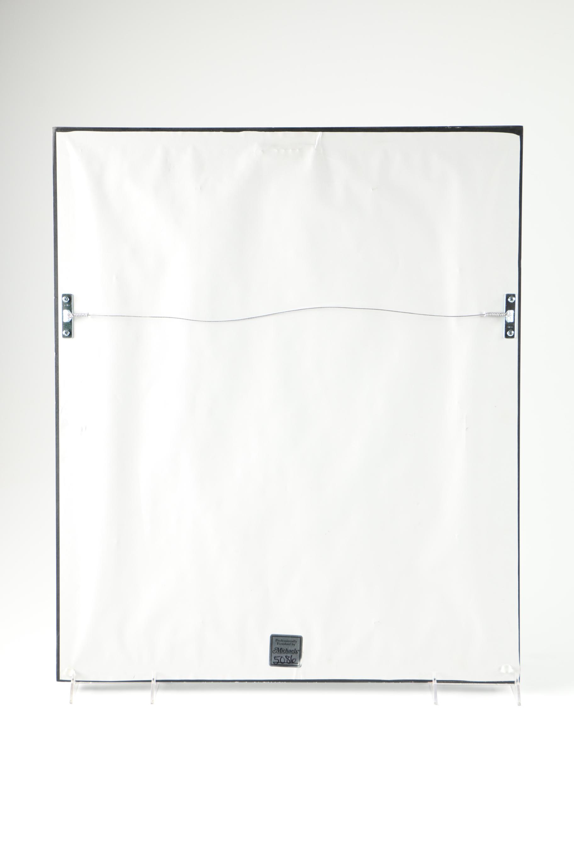 Gerth Conté Crayon Drawing on Paper