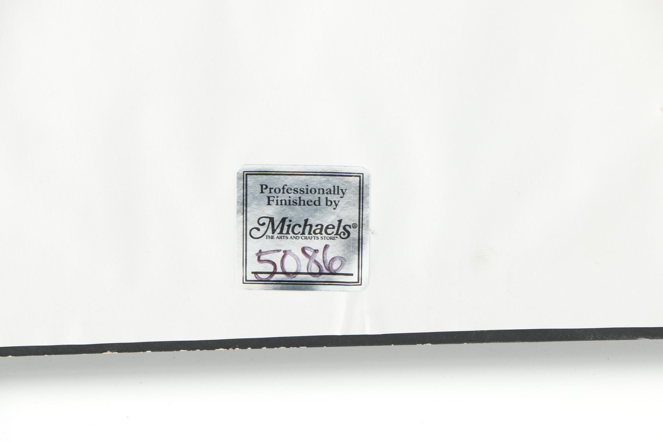 Gerth Conté Crayon Drawing on Paper