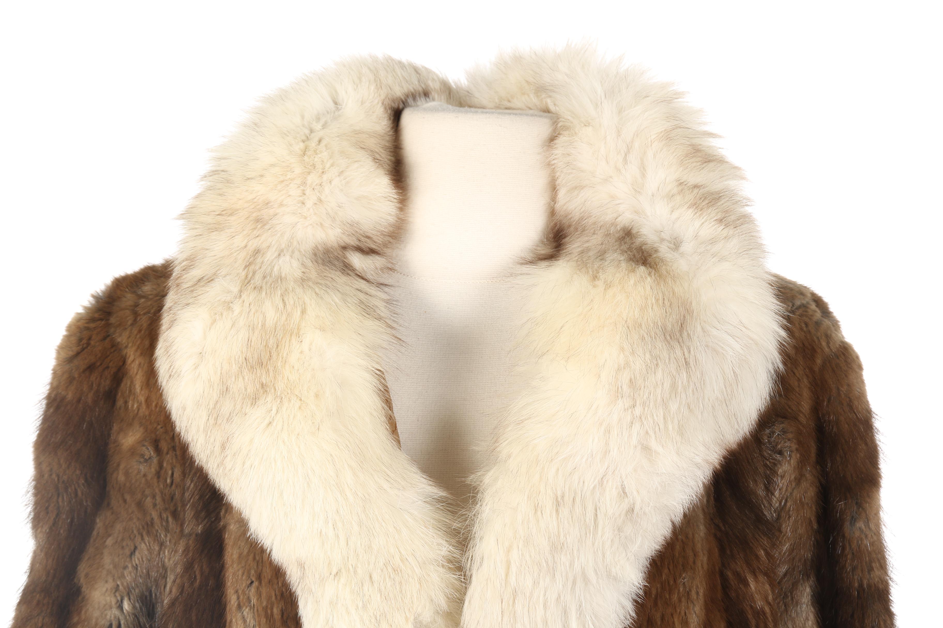 Furs by Lister Muskrat and Fox Fur Coat