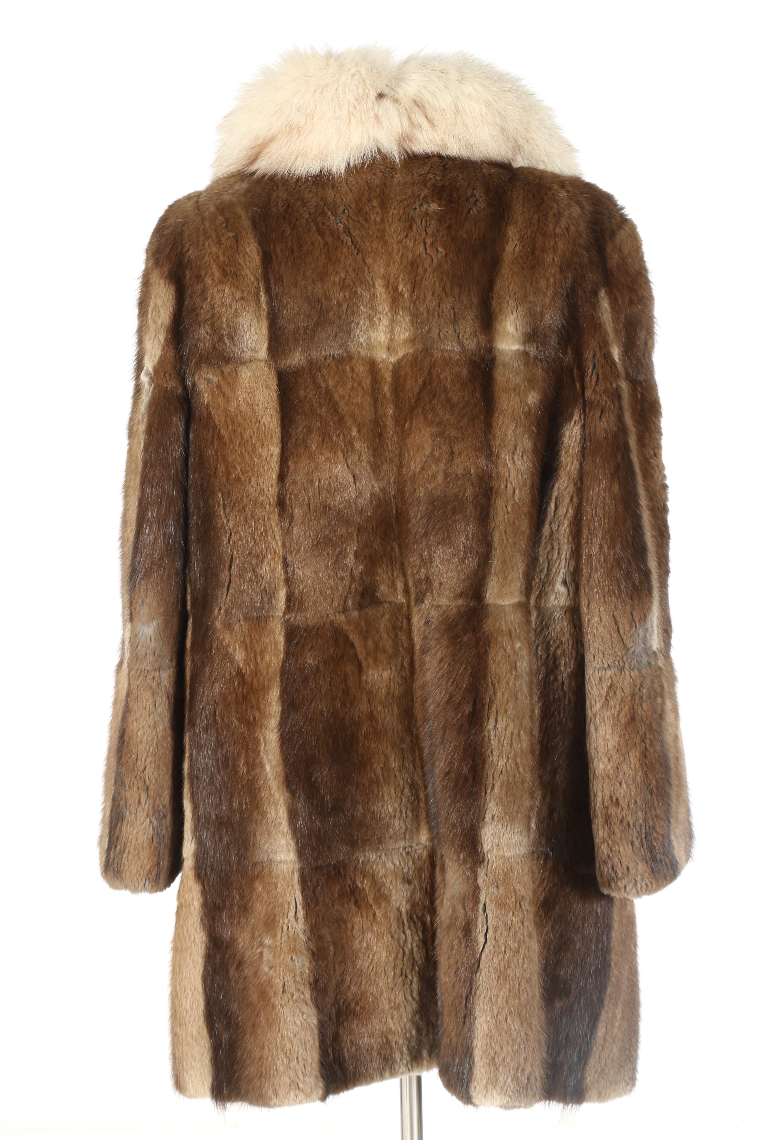 Furs by Lister Muskrat and Fox Fur Coat