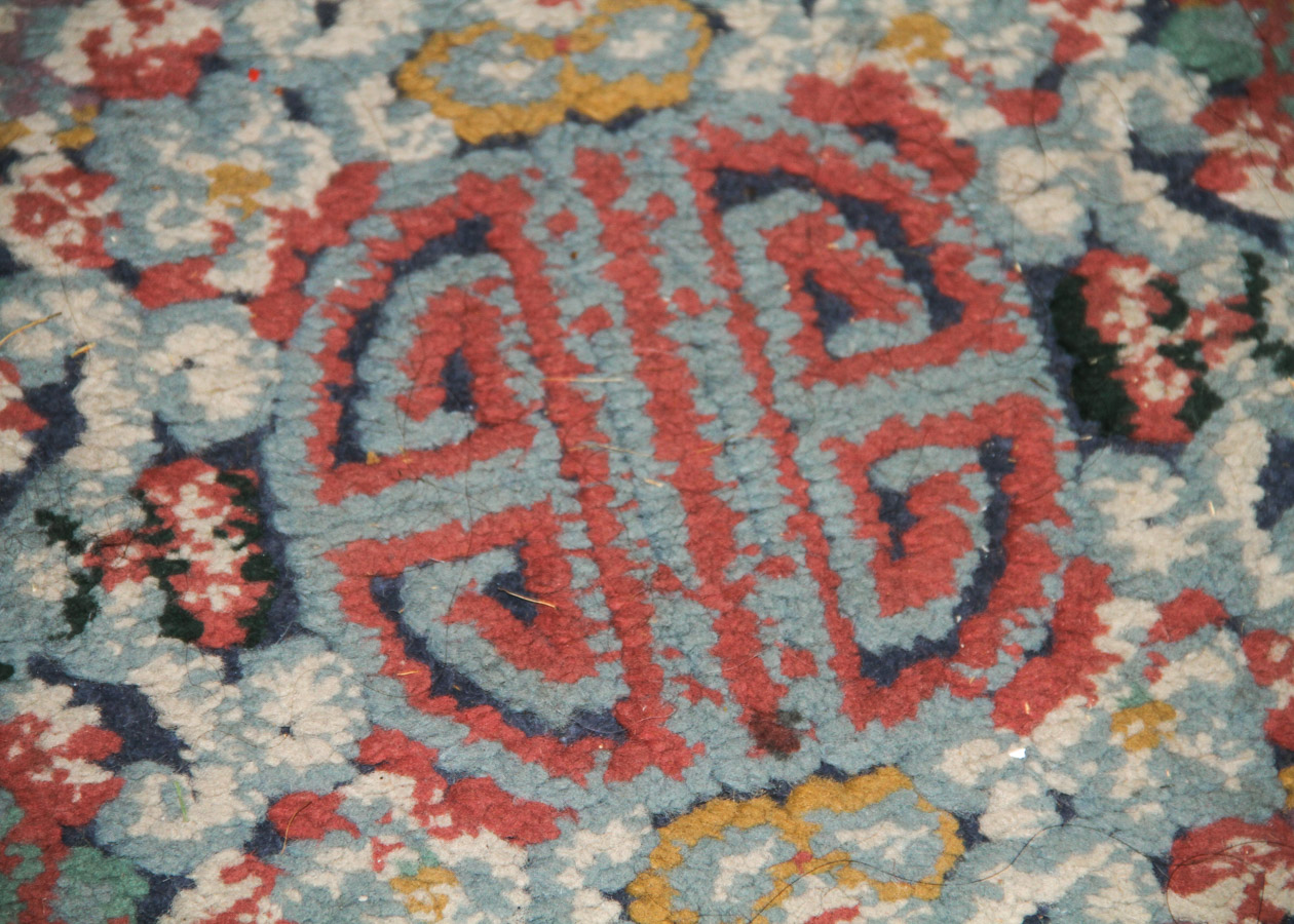 Vintage Machine Woven Chinese Area Rug