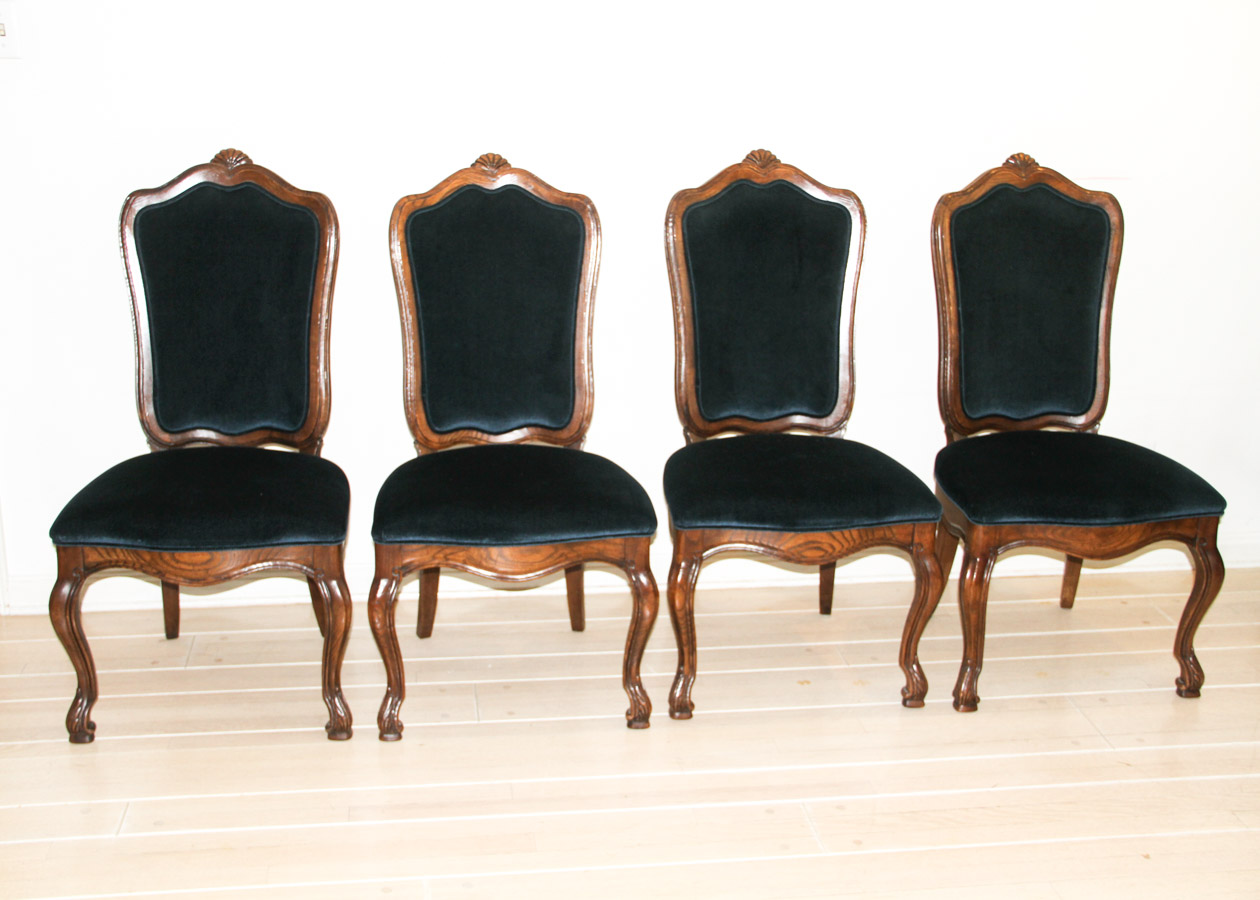 Set of Wooden Dining Chairs