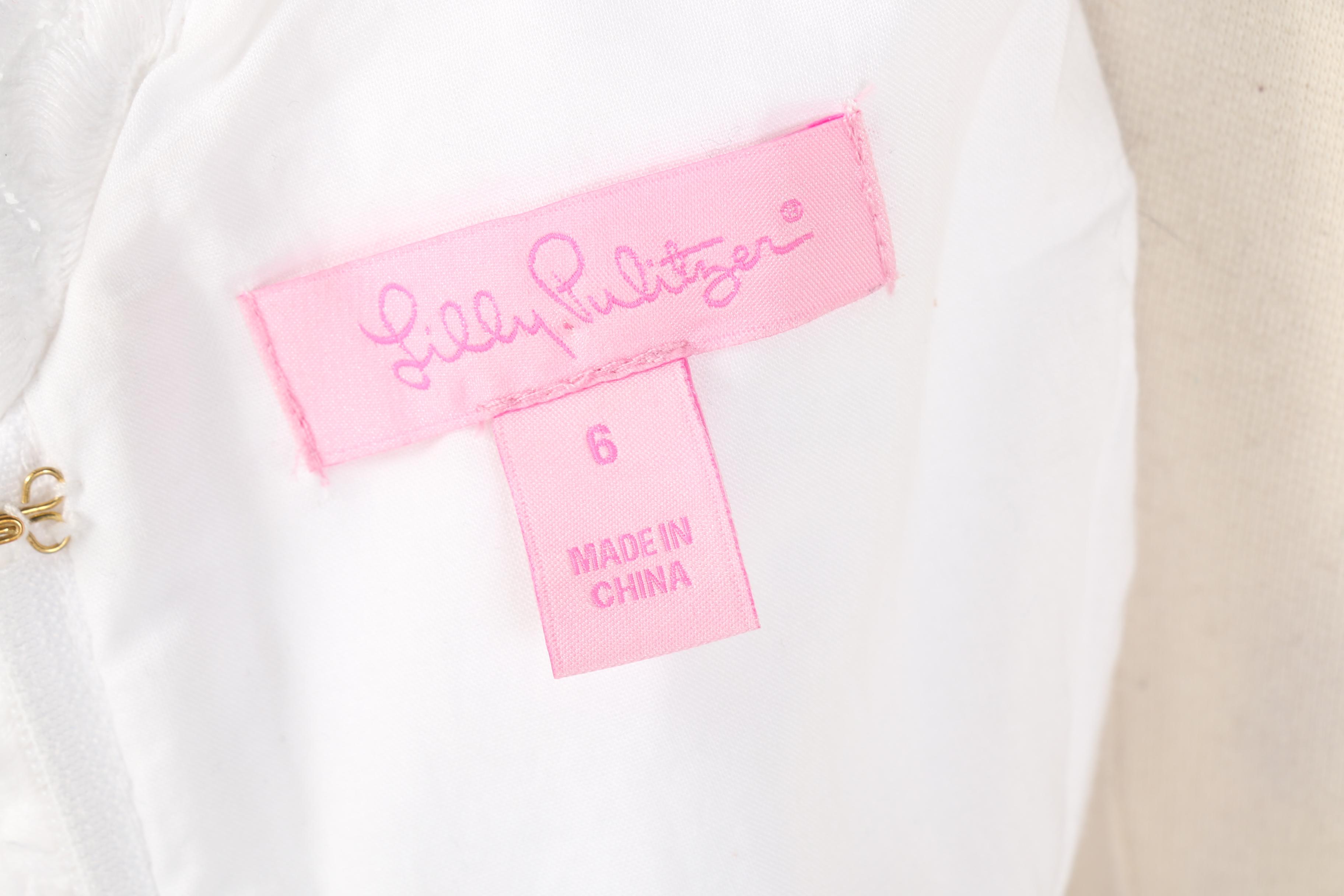 Lilly Pulitzer White Eyelet Dress