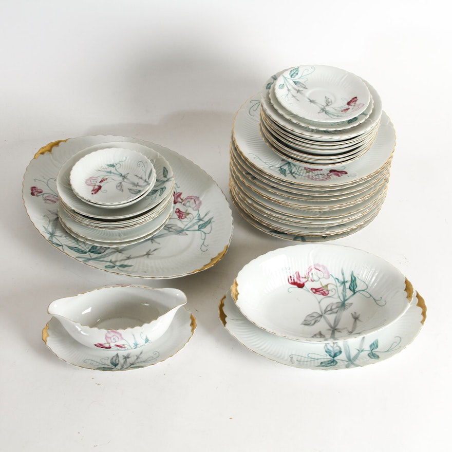 Set of Porcelain Dinnerware by Gold China