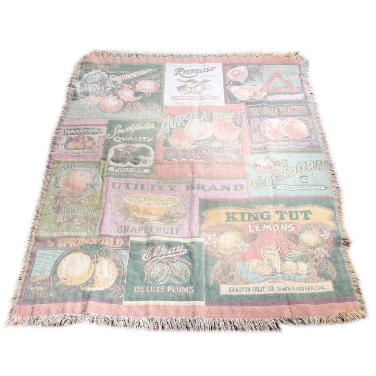 Vintage Advertising Blanket