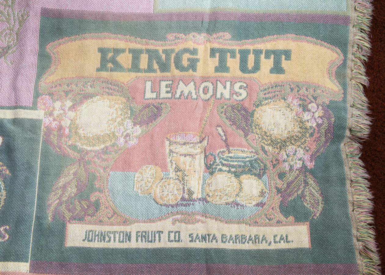 Vintage Advertising Blanket