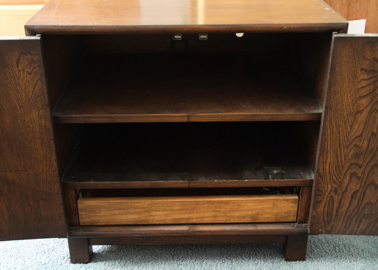 Mid Century Style Oak Cabinet