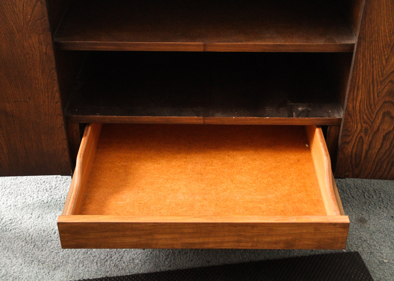 Mid Century Style Oak Cabinet