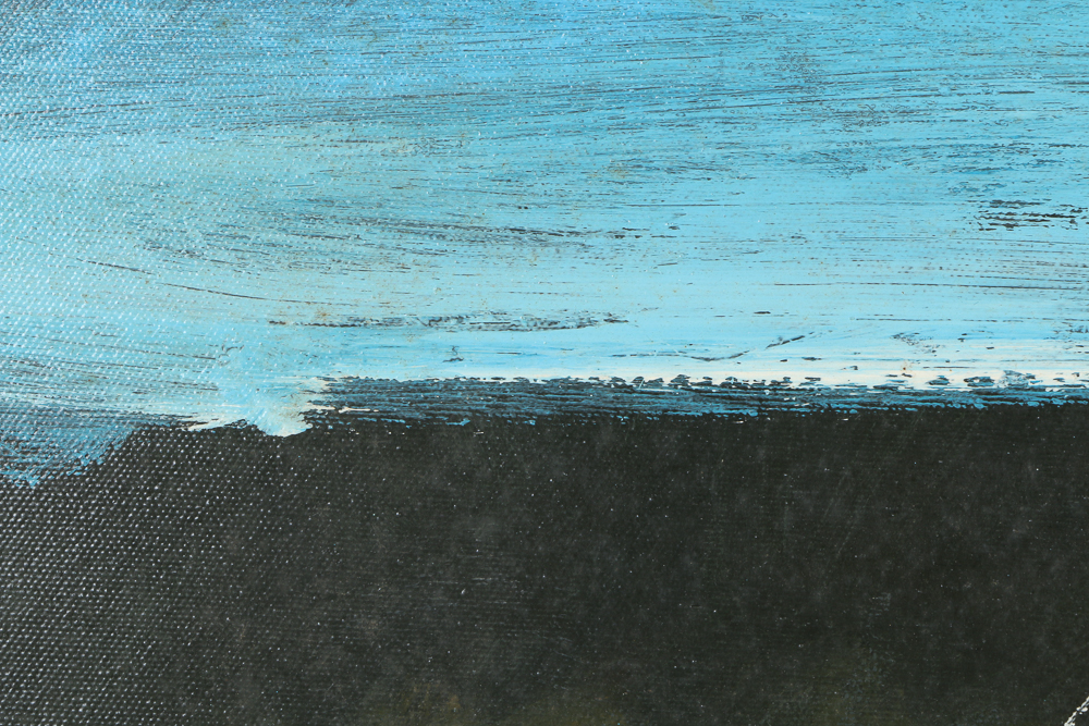 1973 Tartaglia Pioro Oil Painting on Canvas "Funghi"