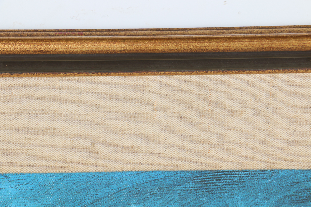 1973 Tartaglia Pioro Oil Painting on Canvas "Funghi"