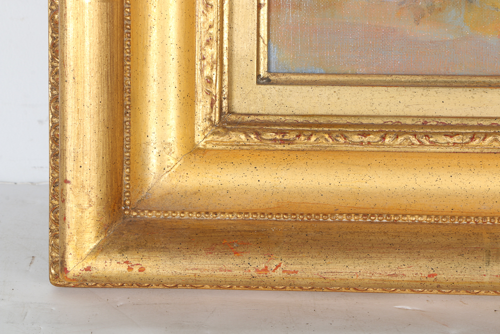 Ray David Oil Painting on Canvas "Market Place"