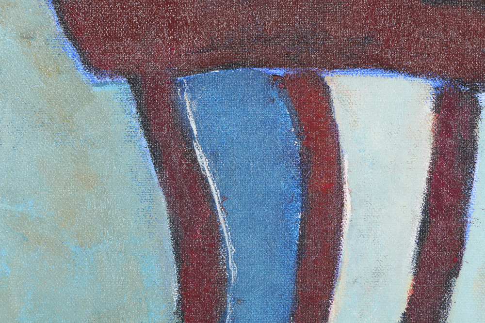 Ana Maria Deza Oil Painting on Canvas "Mandolin Still Life"