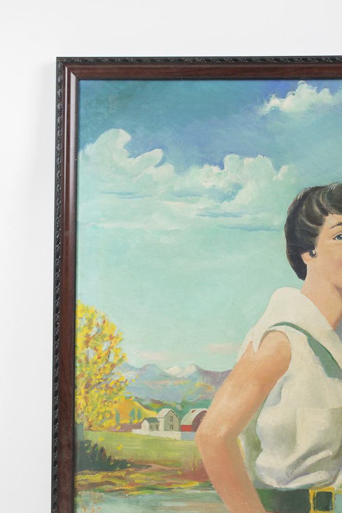 Danny Crouse Oil Painting on Canvas Portrait of a Woman