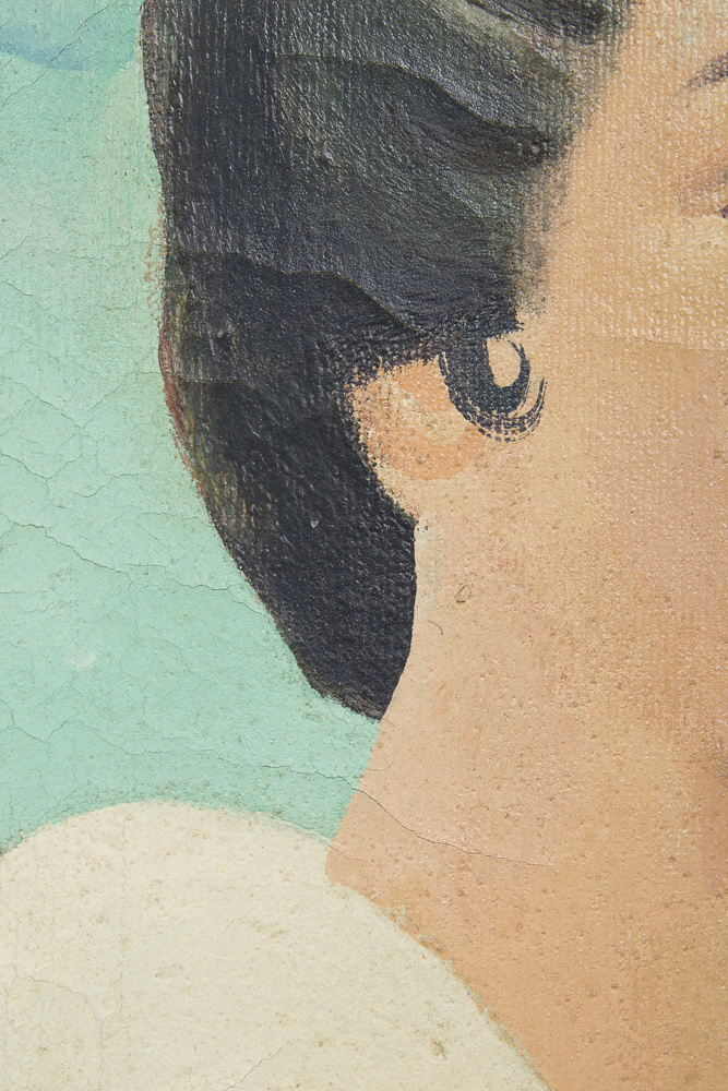 Danny Crouse Oil Painting on Canvas Portrait of a Woman