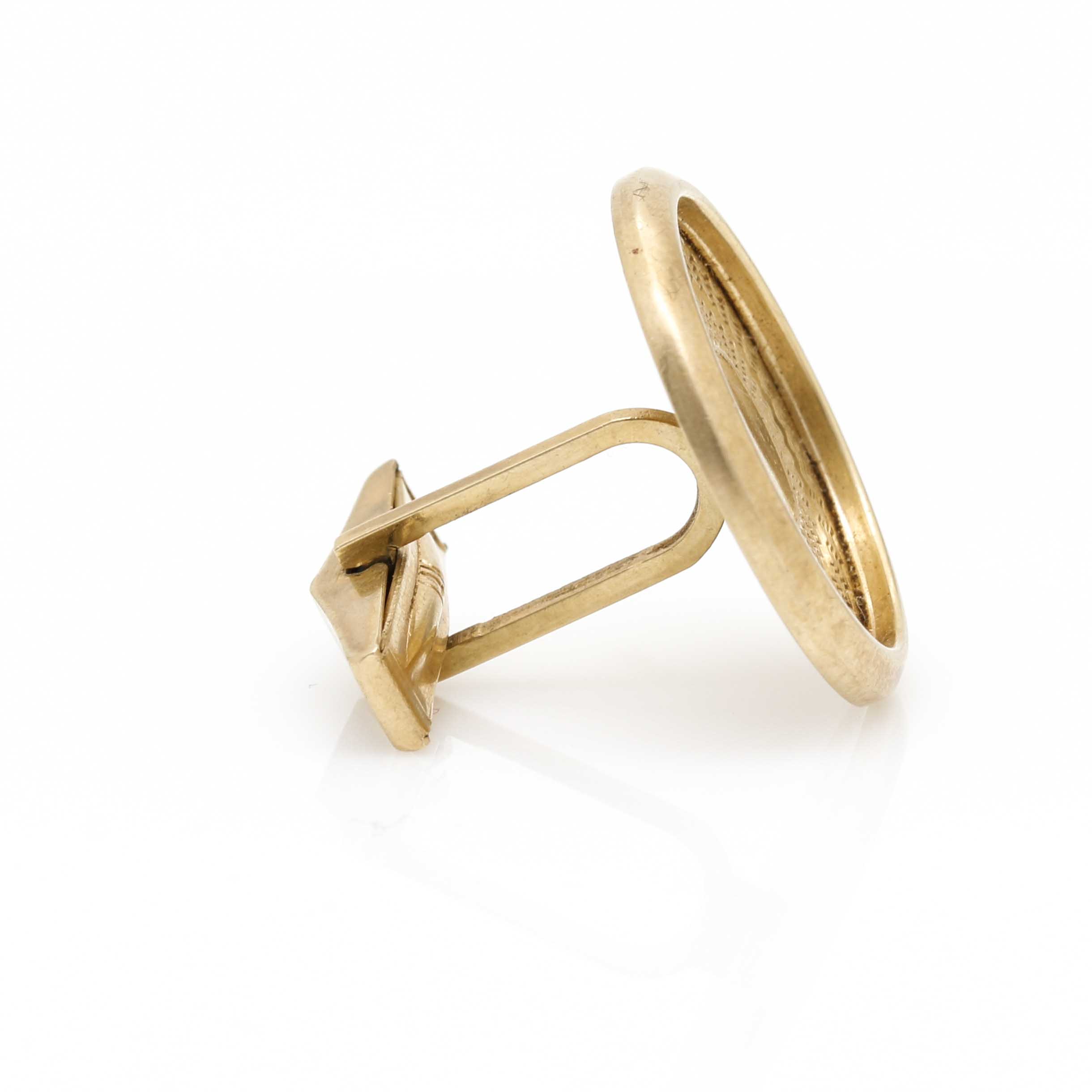 14K Yellow Gold Scrap Cufflink