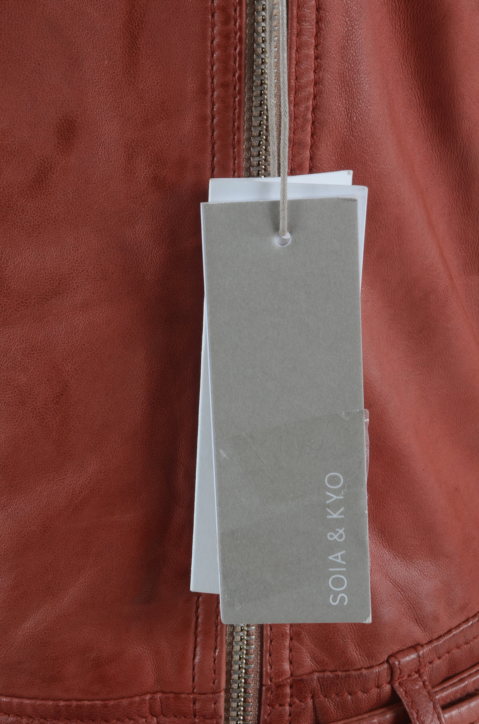 Soia & Kyo Women's Lambskin Motorcycle Jacket