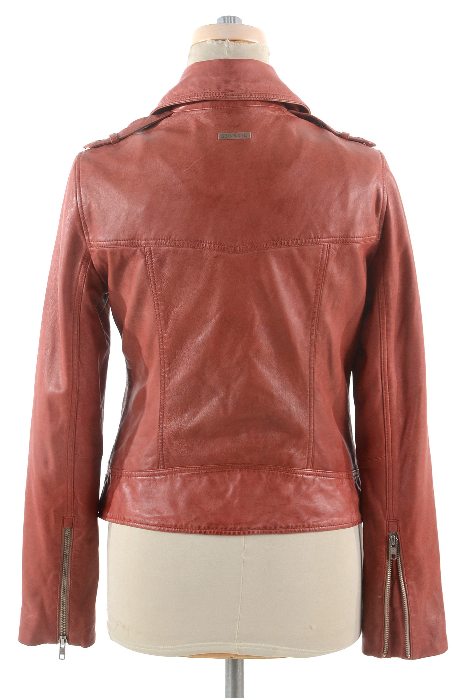 Soia & Kyo Women's Lambskin Motorcycle Jacket