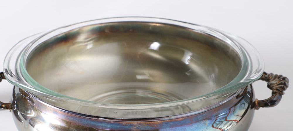 Wallace Bros Neoclassical Silver Plate Pitcher and F.B Rogers Tureen