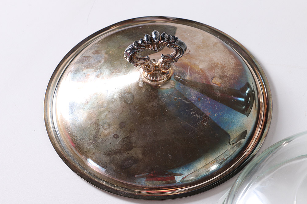 Wallace Bros Neoclassical Silver Plate Pitcher and F.B Rogers Tureen