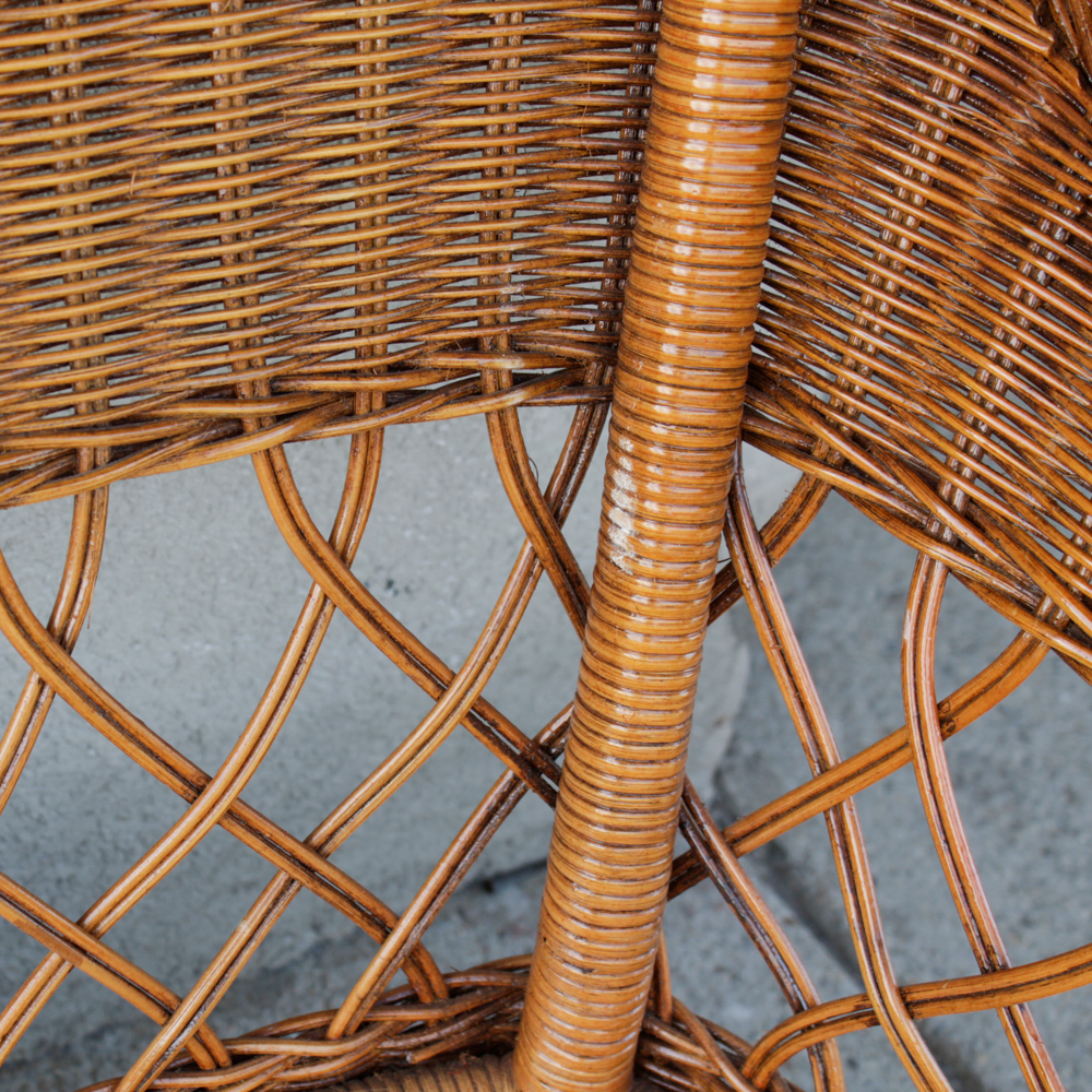 Vintage Wicker Patio Sofa by Ficks Reed